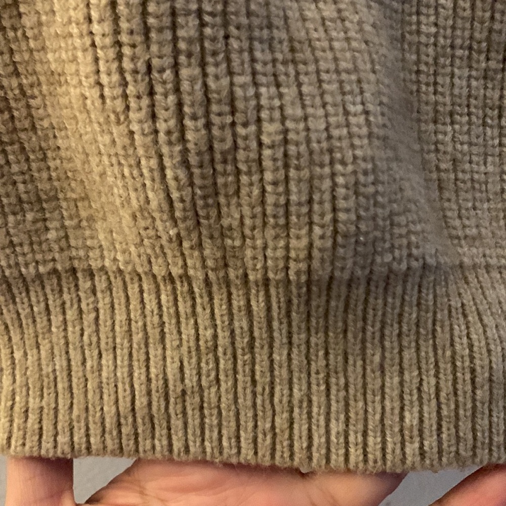 Cider Tan Turtleneck Sweater Vest - Preloved View 5